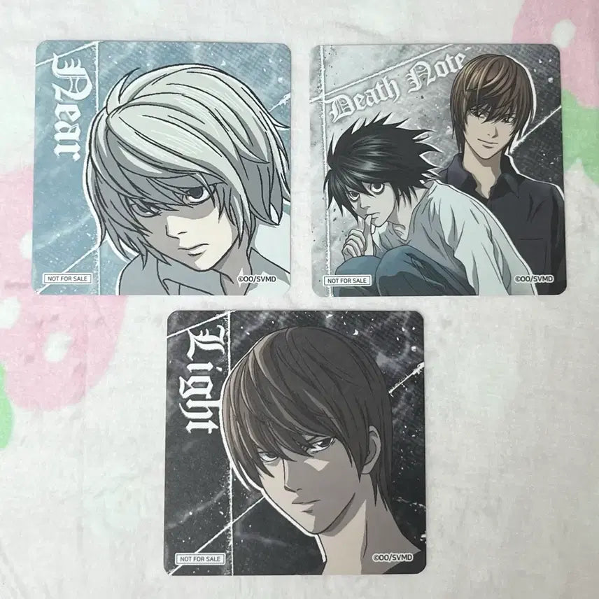 [BUNJANG] Death Note Collaboration Cafe Coaster Bundle Set / 데스노트 콜라보 카페 코스터 일괄