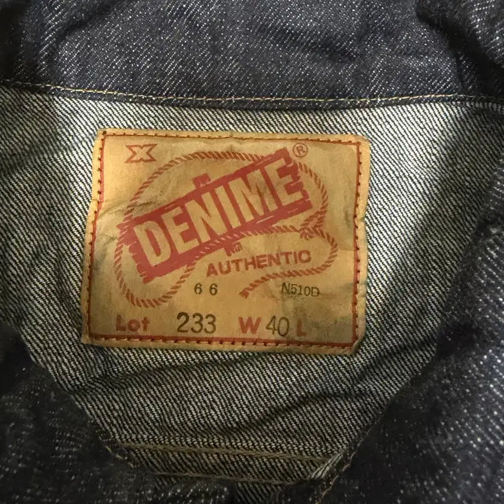 [BUNJANG] Denime by Warehouse 3rd Generation Selvedge Denim Jacket / Denime by warehouse 3세대 셀비지 데님자켓