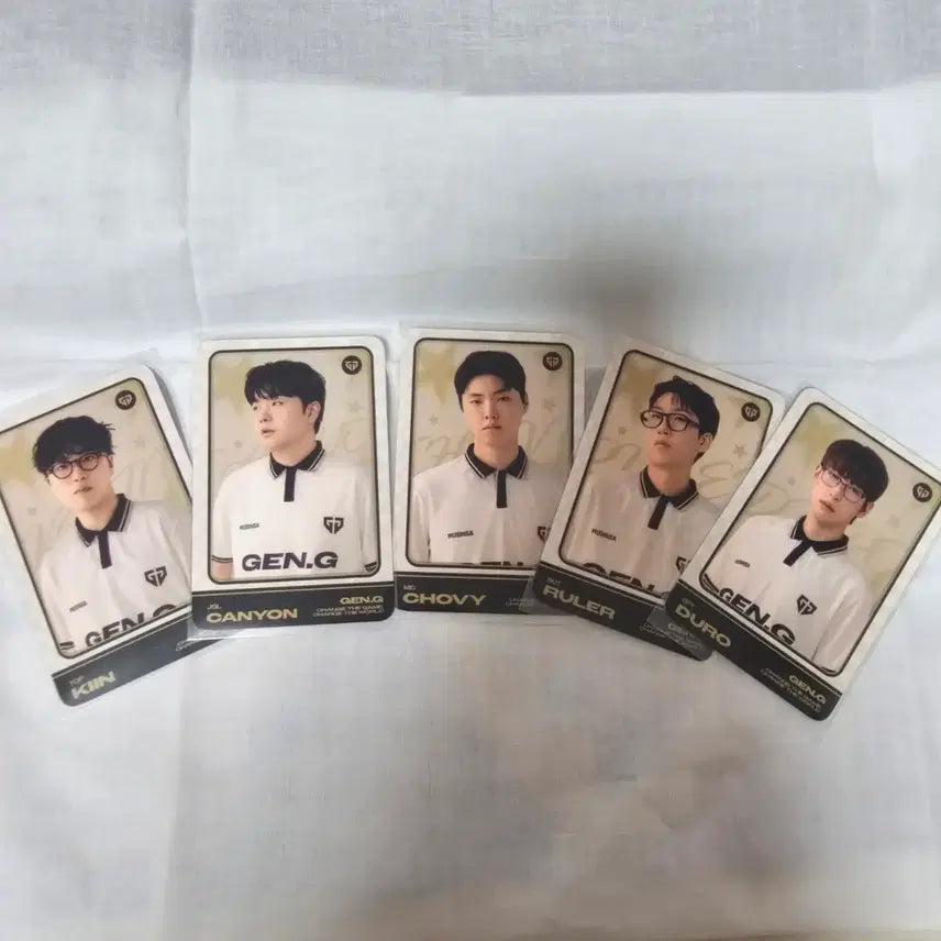 [BUNJANG] Gen.G 2026 Uniform Bundle Set Photocards / 2026 롤 젠지 유니폼 포토카드 일괄