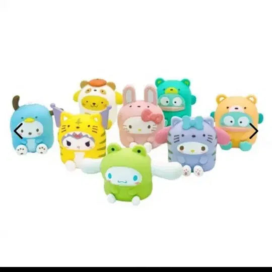 [BUNJANG] Sanrio Animal Random Figure Set (3 Types, Bundle) / 산리오 애니멀 랜덤 피규어 3종 세트 일괄