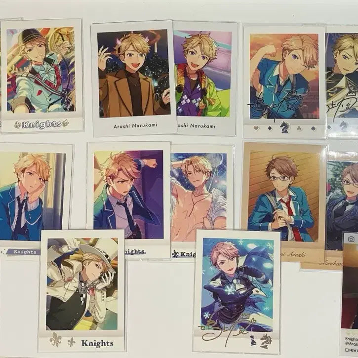 [BUNJANG] Ensemble Stars! Knights Arashi, Ritsu, Sena, Izumi Pashacolle Card / 앙스타 나이츠 아라시 리츠 세나 이즈미 파샷츠 파샤코레 클카 중스타