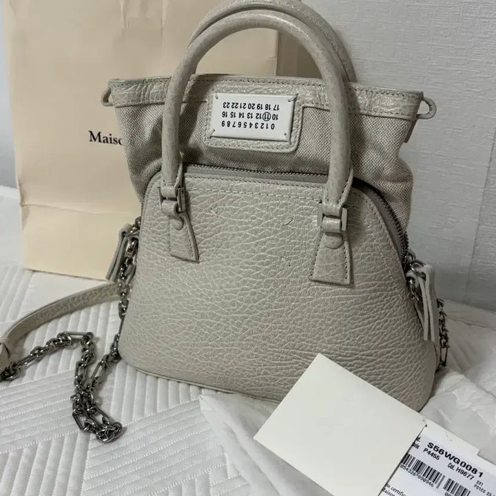 [BUNJANG] Maison Margiela 5AC Micro Bag Ivory / 메종마르지엘라 5AC 마이크로백