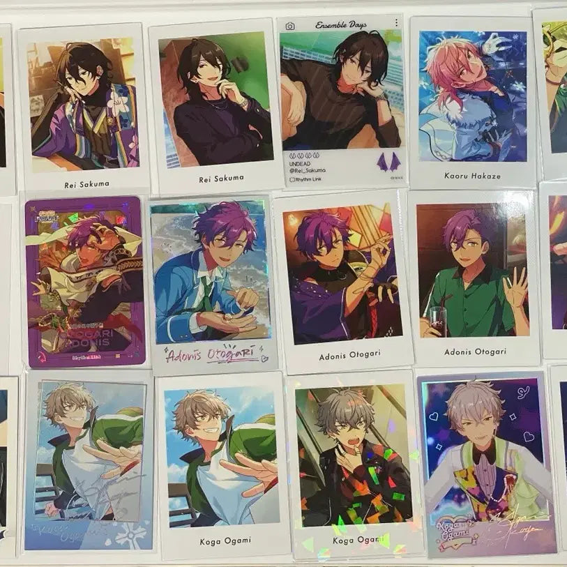 [BUNJANG] Ensemble Stars UNDEAD Rei, Koga, Kaoru, Adonis Pascha Card Bundle Set / 앙스타 언데드 레이 코가 카오루 아도니스 파샤 클카 중스타 포카