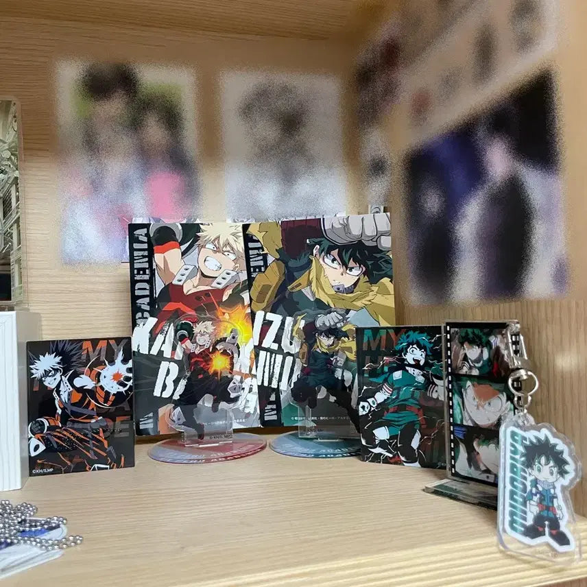 [BUNJANG] My Hero Academia Izuku Midoriya Katsuki Bakugo Acrylic Stand &amp; Korotto Bundle / 나의 히어로아카데미아 미도리야 이즈쿠 바쿠고 카츠키 아크릴 스탠드 코롯토