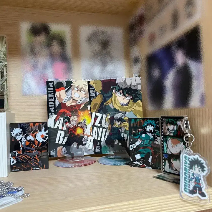 [BUNJANG] My Hero Academia Izuku Midoriya Katsuki Bakugo Acrylic Stand &amp; Korotto Bundle / 나의 히어로아카데미아 미도리야 이즈쿠 바쿠고 카츠키 아크릴 스탠드 코롯토