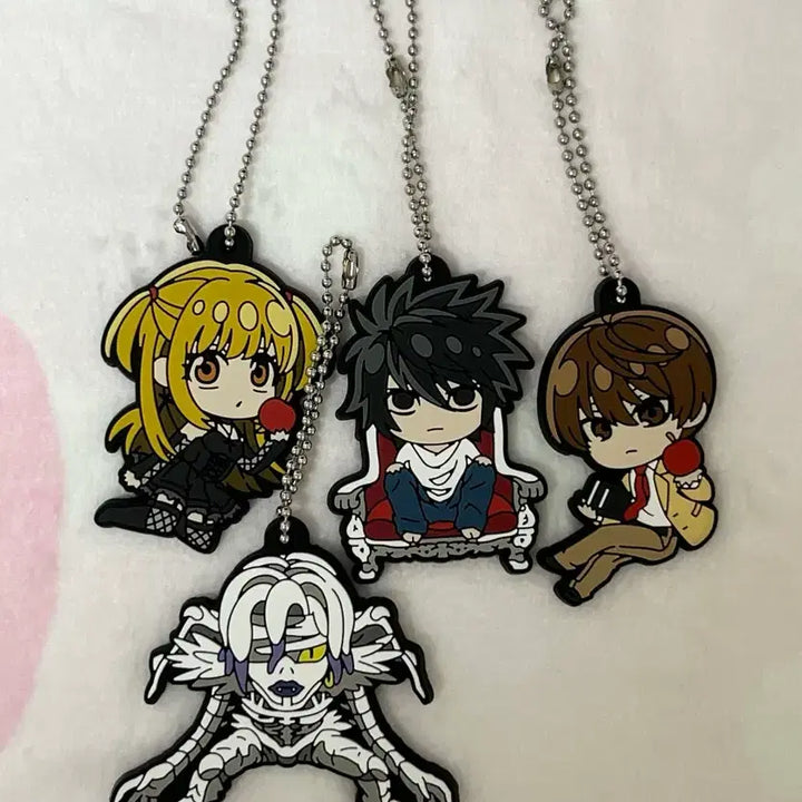 [BUNJANG] Death Note Rubber Strap Bundle Set / 데스노트 러버스트랩 일괄