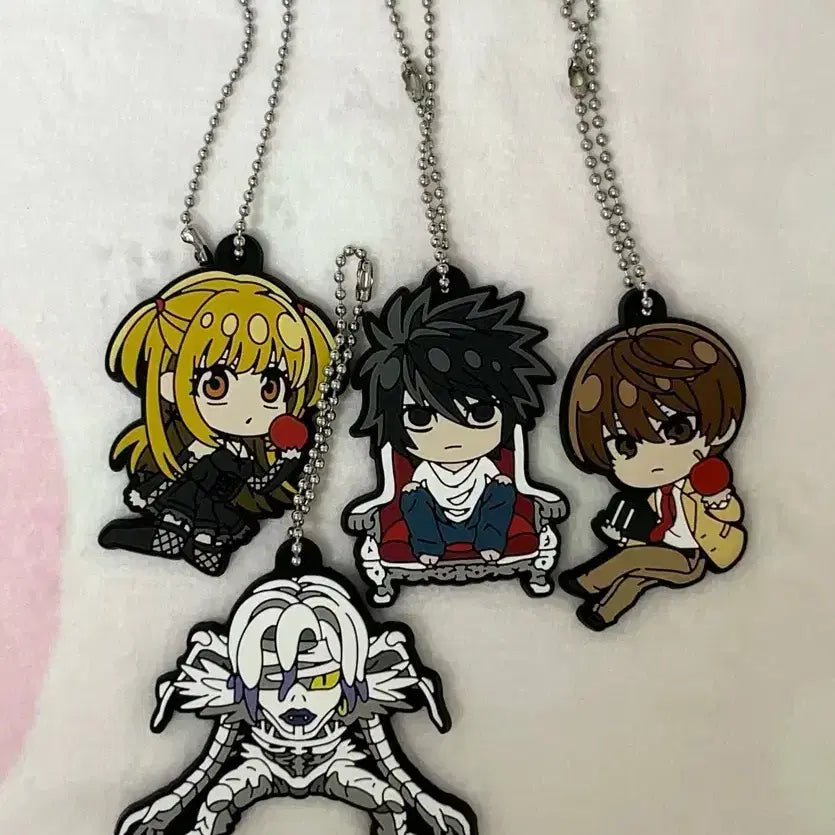 [BUNJANG] Death Note Rubber Strap Bundle Set / 데스노트 러버스트랩 일괄