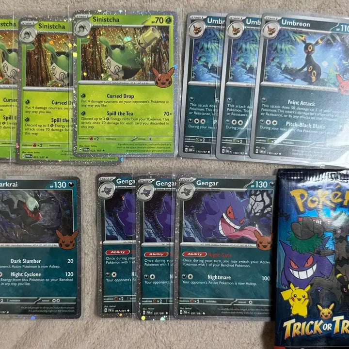 [BUNJANG] Pokemon Card Halloween Phantom Darkrai Groudon Blacephalon / 포켓몬카드 할로윈 팬텀 다크라이 그우린차 블래키