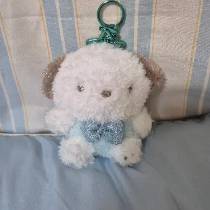 [BUNJANG] Sanrio Pochacco Glitter Keychain / 반짝이 포차코 키링 새상품