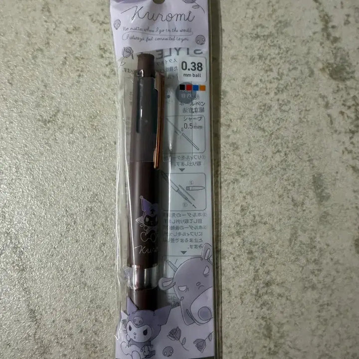 [BUNJANG] Sanrio Stylus Fit Kuromi Gel Pen 0.38mm (Japan Exclusive) / 일본 한정판 스타일핏 쿠로미 0.38mm