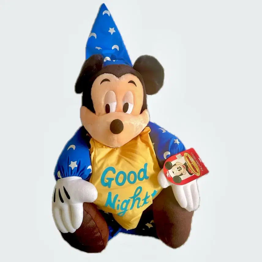 [BUNJANG] Vintage Mickey Mouse Pajama Plush Doll / 빈티지 레어 미키마우스 파자마 인형
