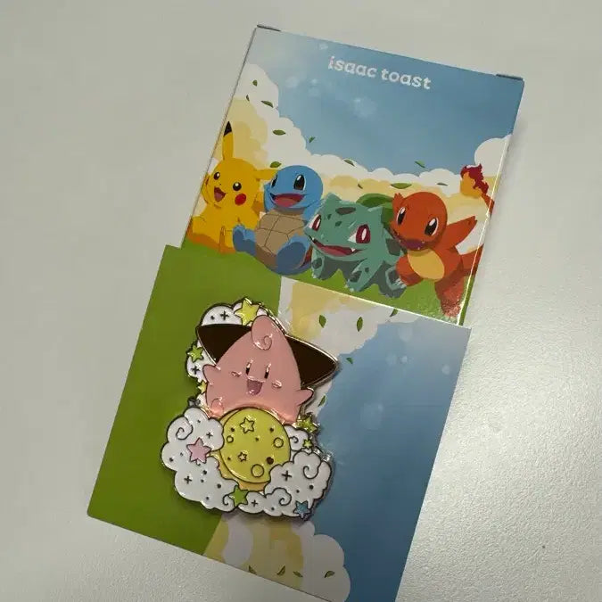 [BUNJANG] Isaac Toast Pokemon Badge Pip / 이삭토스트 포켓몬 뱃지 삐