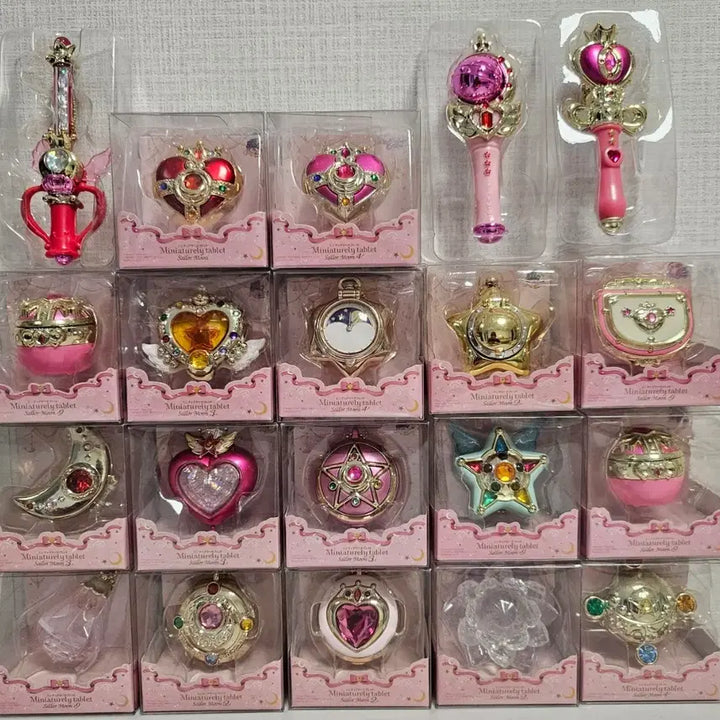 [BUNJANG] Sailor Moon Miniaturist Tablet 20-Piece Bundle Set / 세일러문 미니어쳐 타블렛 20종 일괄 판매합니다