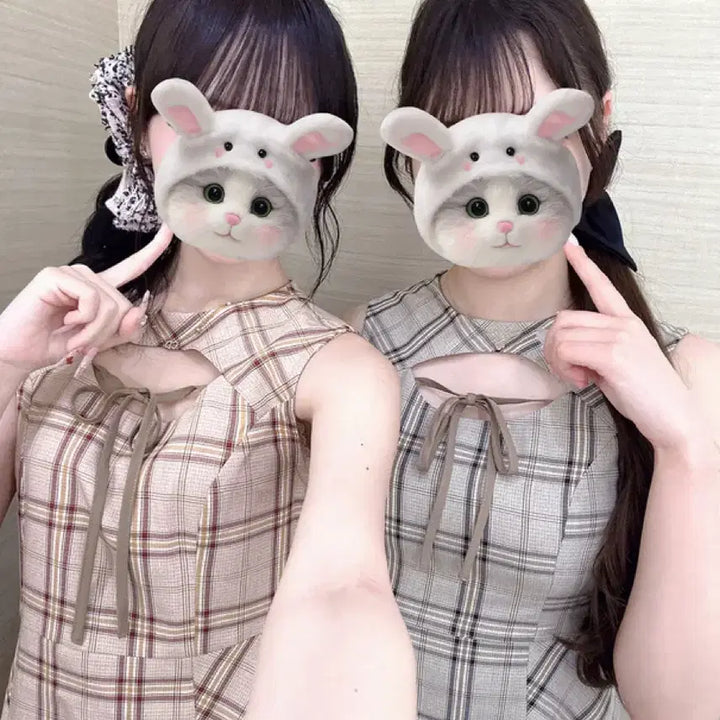 [BUNJANG] GRL Check Mini Dress / grl 체크 미니 원피스