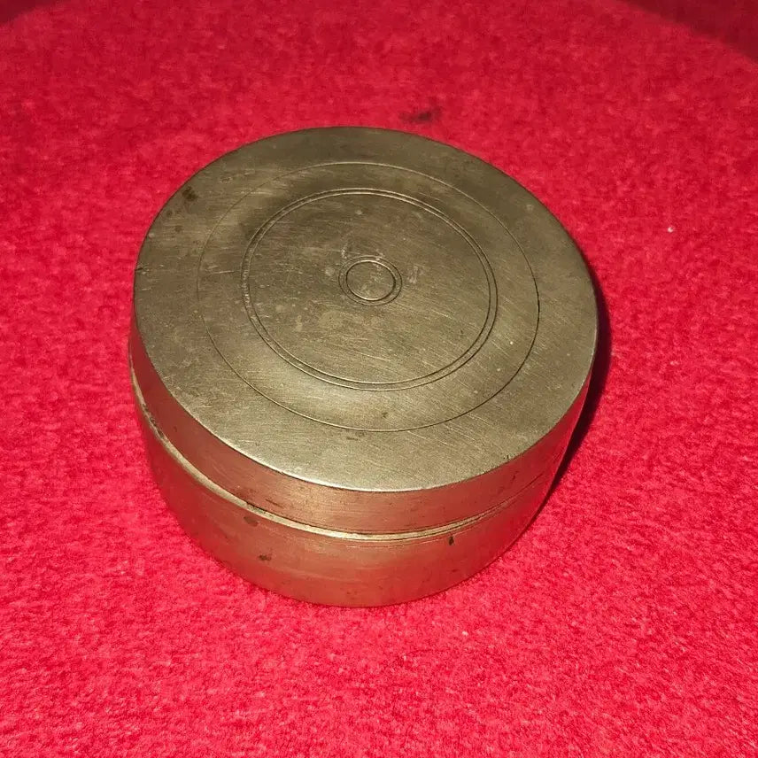 [BUNJANG] Heavy Brass Incense Burner (Unadorned, 293g) / 묵직한 황동(신주) 민무늬 단지 향로 (서예 문진 겸용, 293g)
