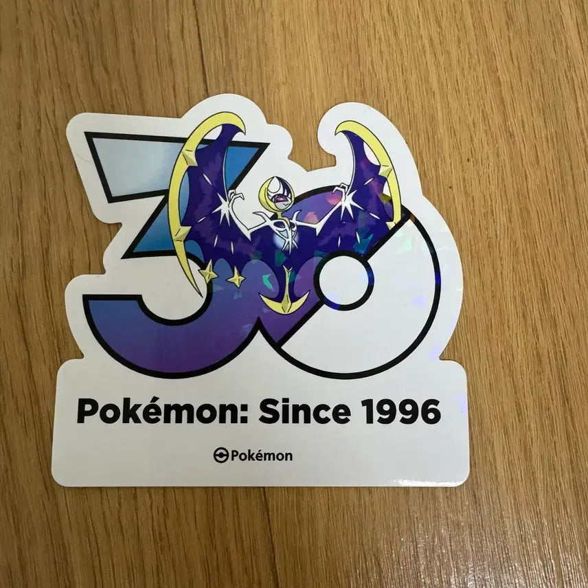 [BUNJANG] Pokemon 30th Anniversary Lunala Sticker / 포켓몬 30주년 스티커 루나아라