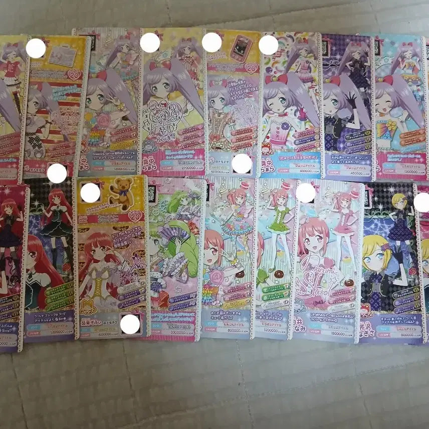 [BUNJANG] PriPara Milpy Character Cards (18 pcs) / [8/4일까지 세일] 프리파라 밀피 캐릭터 18장 판매합니다!