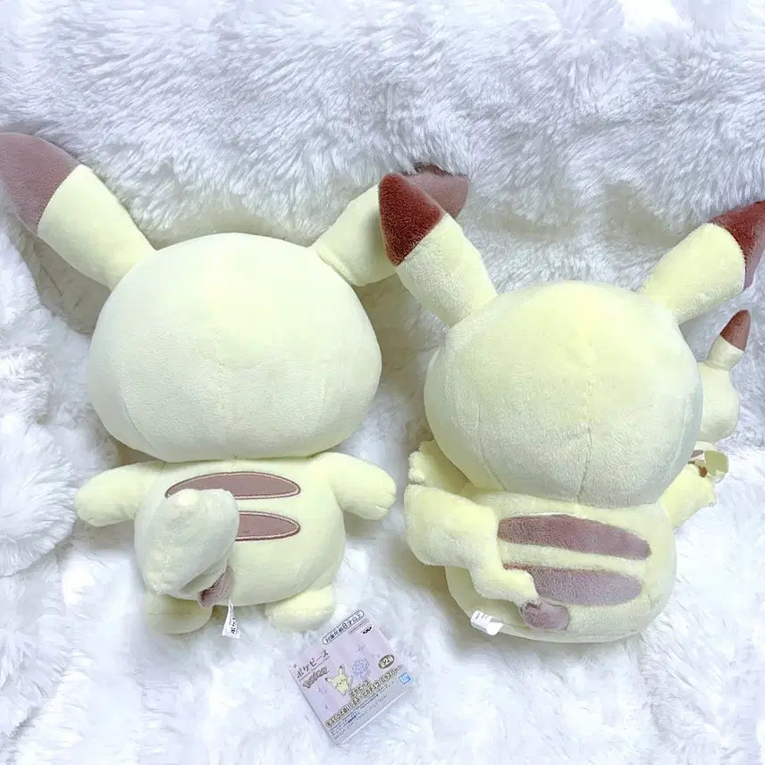 [BUNJANG] Pokemon Ichiban Kuji Pikachu &amp; Smiling Pikachu Bundle Set / 일괄) 포켓몬 포켓피스 이치방쿠지 A상 피카츄+웃는 피카츄