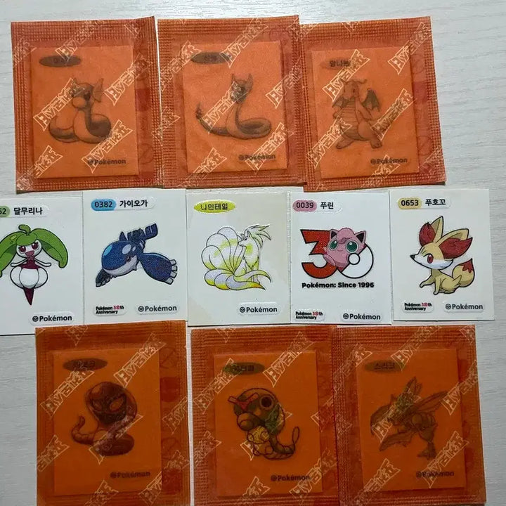 [BUNJANG] Pokemon Stickers / 포켓몬스터 띠부실 판매합니다