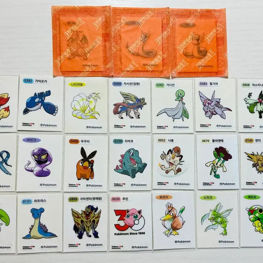 [BUNJANG] Pokemon Stickers / 포켓몬스터 띠부실 판매합니다