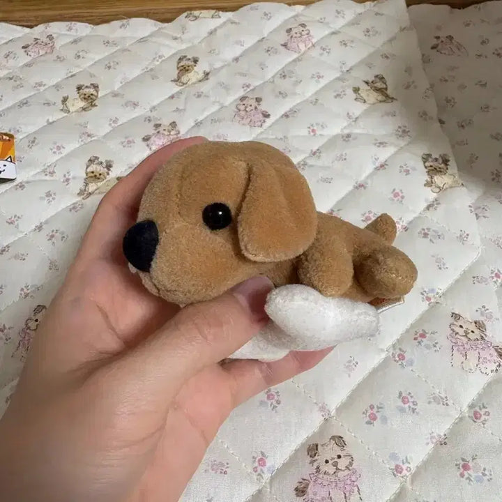 [BUNJANG] Classic Cinada Puppy Plush Toy / 고전 시나다 강아지 인형