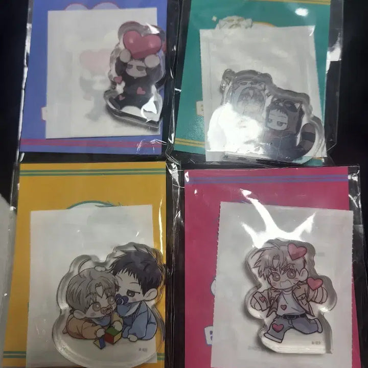 [BUNJANG] KORORO Acrylic Stand (4 Types Bundle Set - Sealed) / 공과 사는 구분해 공사구 코롯토 미개봉 4종 일괄