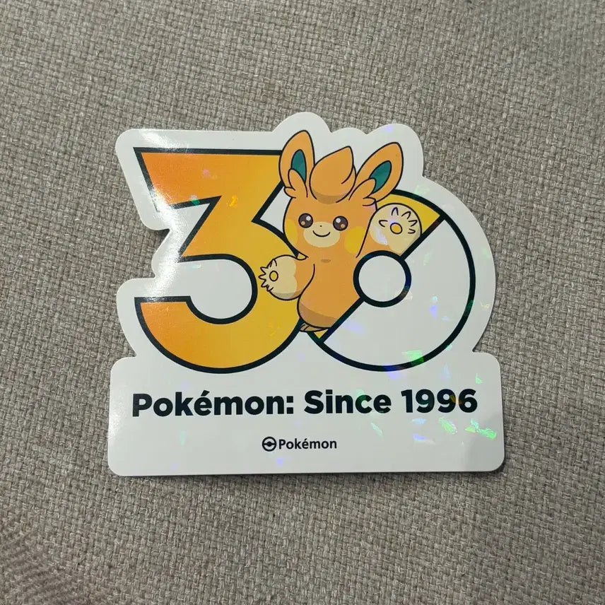 [SOLD OUT] 포켓몬 30주년 로고스티커 빠모트