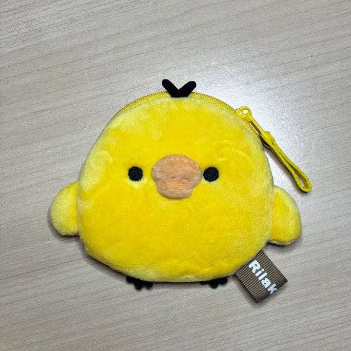 [BUNJANG] San-X Kiiroitori Plush Coin Pouch / 산엑스) 키이로이토리 페이스 봉제 동전지갑