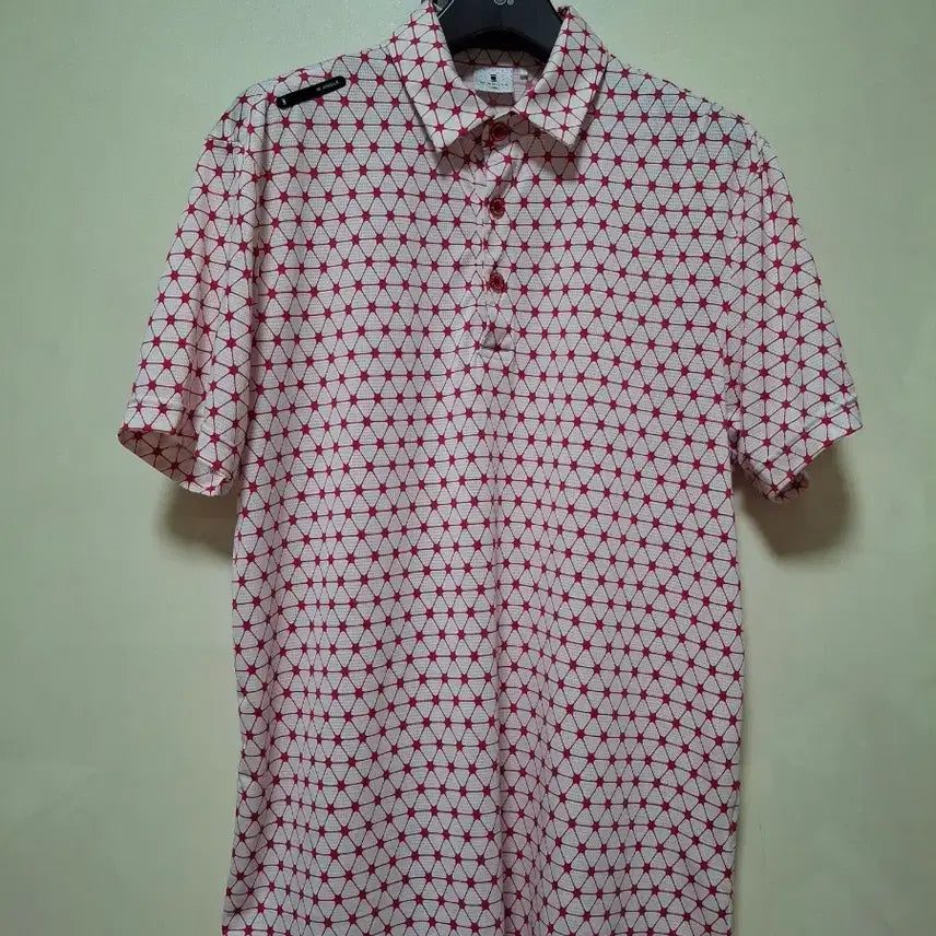 [BUNJANG] W.ANGLE 100 Pattern Polo Shirt / W.ANGLE 100 패턴 카라티