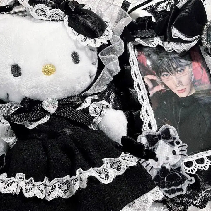 [BUNJANG] Sanrio Enjoy Idol Gothic Night Party Photocard Holder Kitty / 산리오 엔조이 아이돌 헬로키티 고딕 나이트 파티 포토카드 홀더 포카홀더