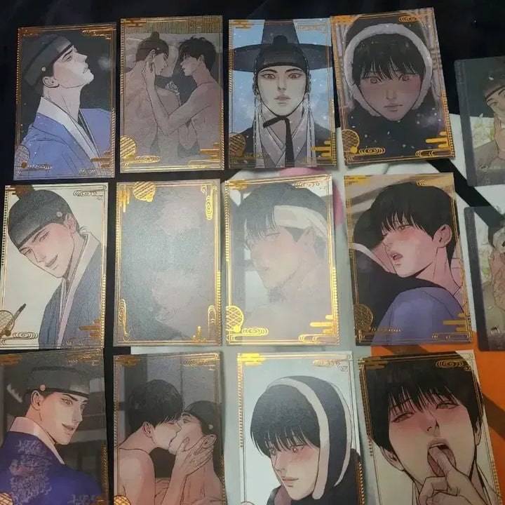 [BUNJANG] Painter of the Night Illustration Postcards Set (12 types) + Transparent Postcards Set (2 types) / 야화첩 대만 일러스트 엽서 12종 투명 엽서 2종