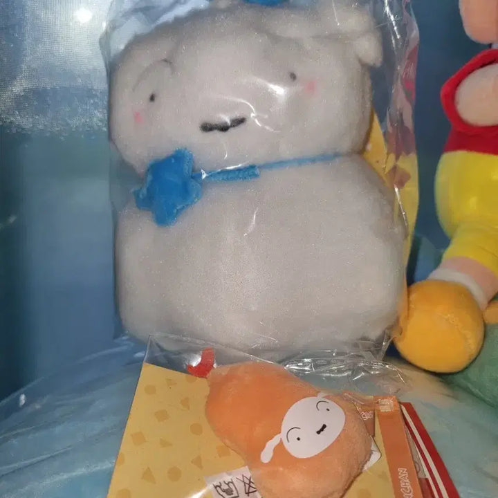[BUNJANG] Crayon Shin-chan Snowball Dog (White Dog) Plush Doll - Pop Mart Sealed New / 짱구 흰둥이 인형 팝마트 미개봉 새상품