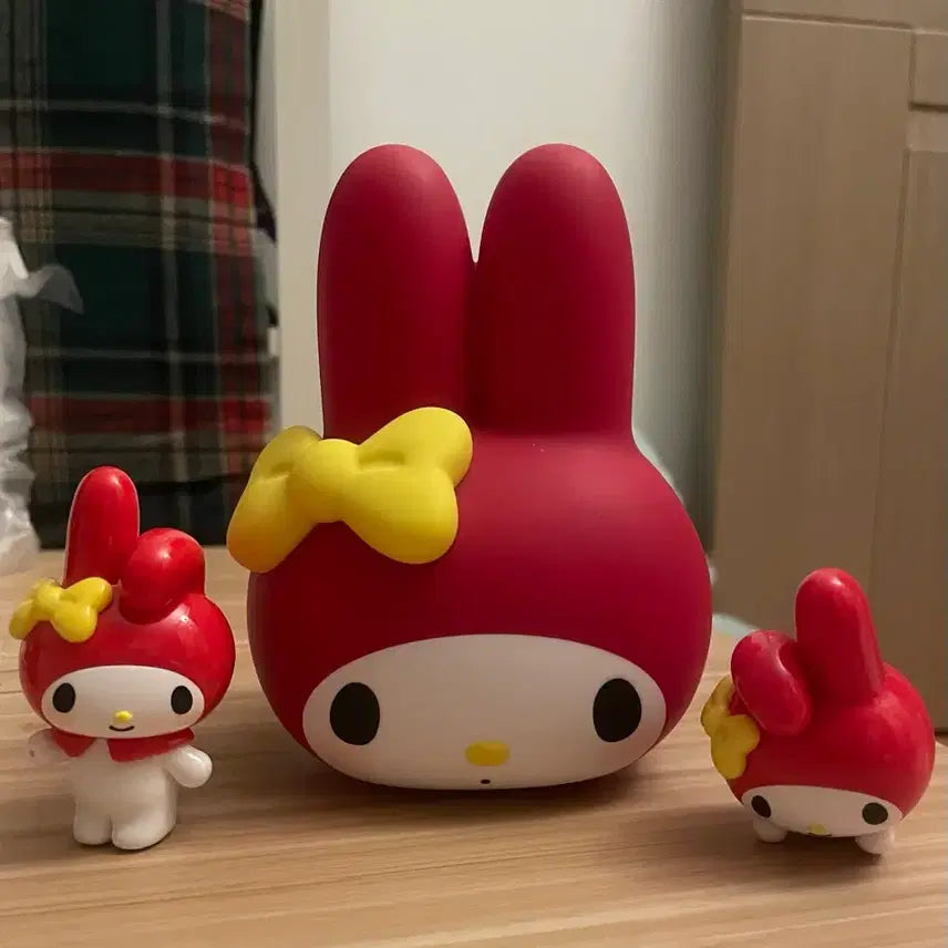 [BUNJANG] My Melody Figure 3-Piece Set / 마이멜로디 피규어 빨마 3종 세트 빨간마멜