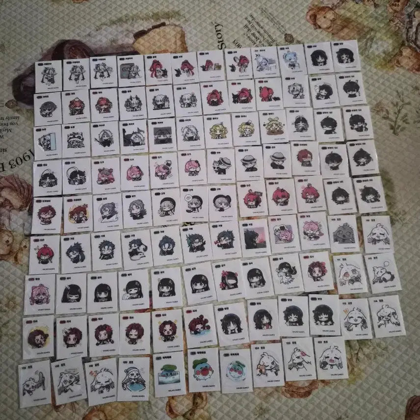 [SOLD OUT] gs25에 나온 명조띠부씰 106종 일괄판매합니다