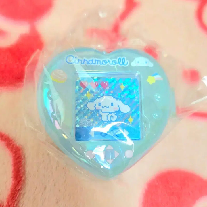 [BUNJANG] Sanrio Cinnamoroll Heisei Game Console Heart Case Keyring / 산리오 헤이세이 시나모롤 게임기 하트 케이스 키링 판매