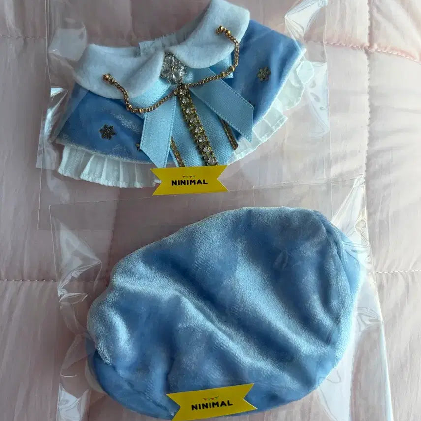 [BUNJANG] Ninimal Velvet Cape 10cm Sky Hat Set / 니니멀 벨벳케이프 10cm 스카이 모자포함