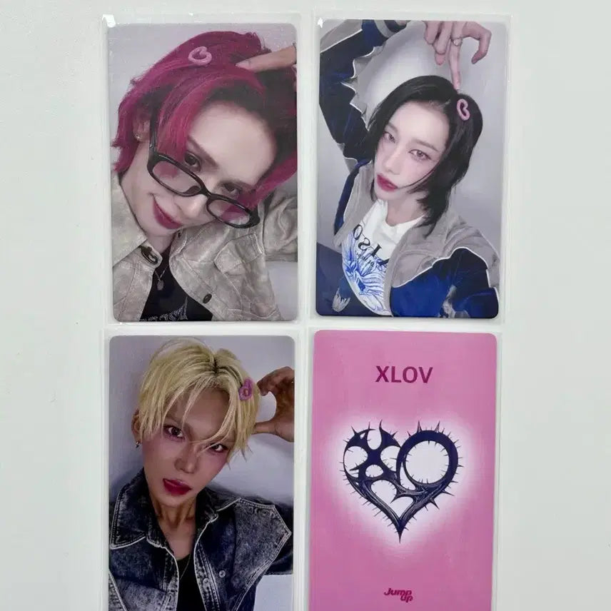 [BUNJANG] Xlov Lui Hyun Heart Pin POB Photocard / Xlov 엑스러브 하트핀 미공포 포카 lui hyun wumuti