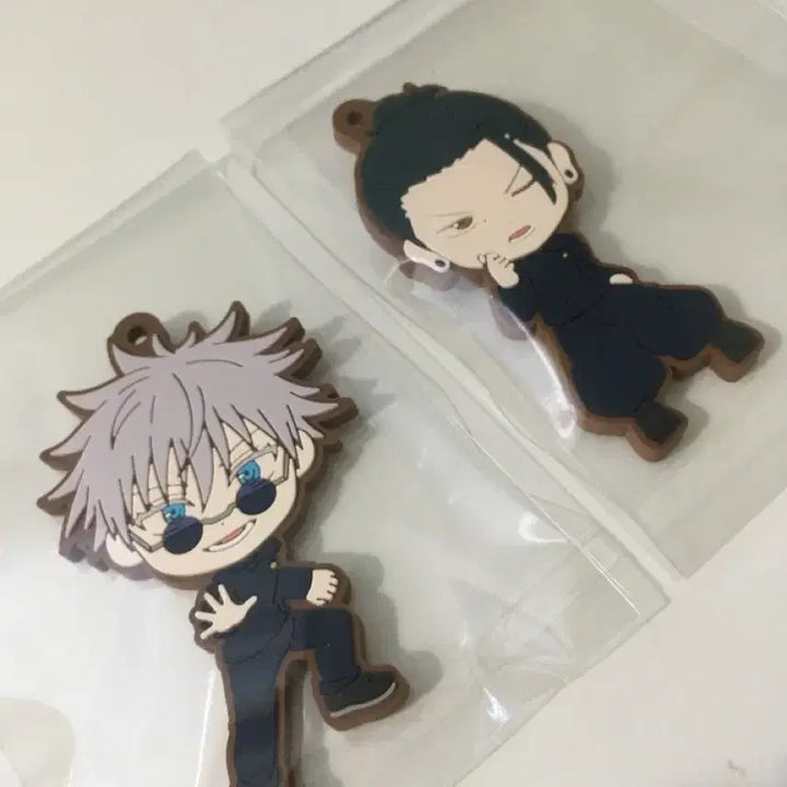 [BUNJANG] Jujutsu Kaisen Gojo &amp; Geto Ichiban Kuji Rubber Charm Keychain / 고죠게토)주술회전 쿠지 러버참 키링
