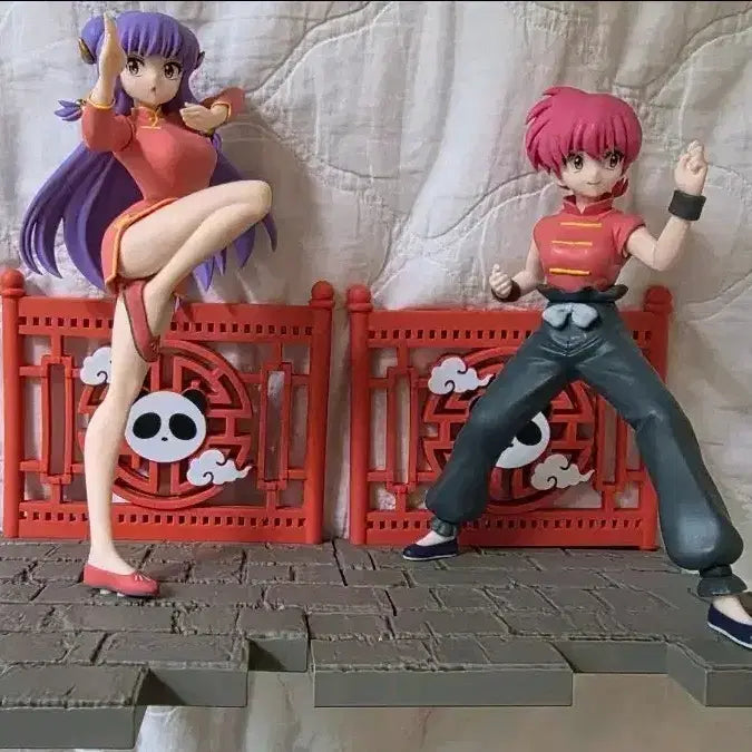 [BUNJANG] Ranma 1/2 Ranma &amp; Shampoo Figure Bundle / 란마 1/2 란마/샴푸 피규어 일괄로 판매합니다