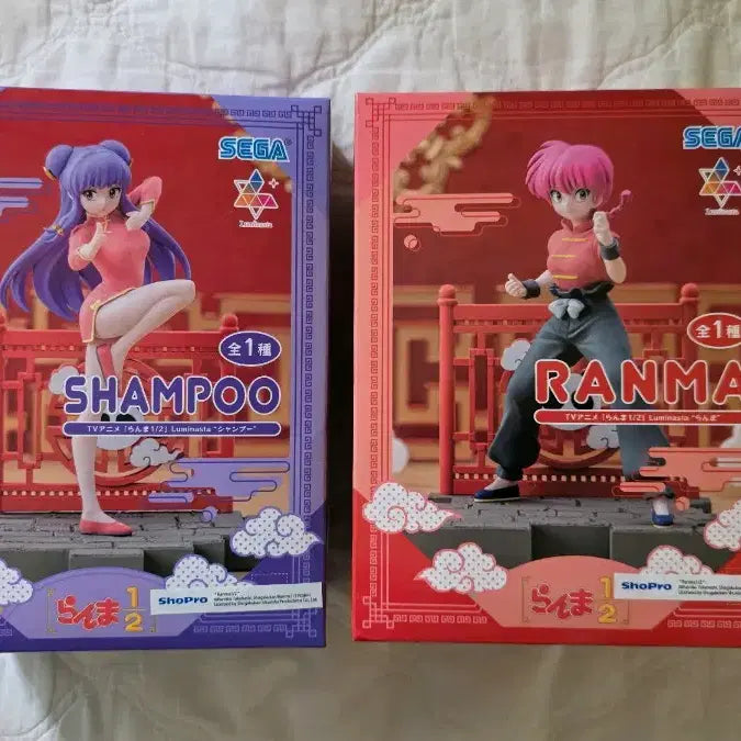 [BUNJANG] Ranma 1/2 Ranma &amp; Shampoo Figure Bundle / 란마 1/2 란마/샴푸 피규어 일괄로 판매합니다