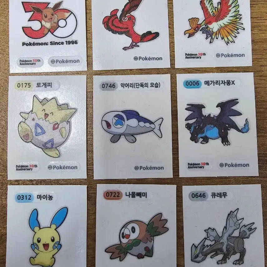 [BUNJANG] Pokemon Sticker Bundle Set / 포켓몬 띠부띠부씰 일괄 팔아요