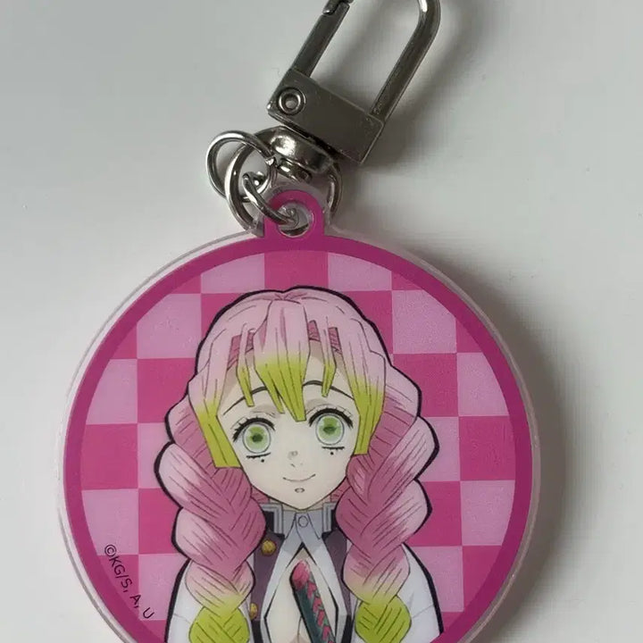 [BUNJANG] Demon Slayer Mitsuri Kanroji Acrylic Keyring / 귀멸의 칼날 미츠리 아크릴 키링