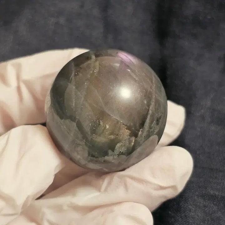 [BUNJANG] Natural Labradorite Sphere Gemstone (30mm+) / 천연 래브라도라이트 / 라브라도라이트 스피어 원석 구 30mm 이상