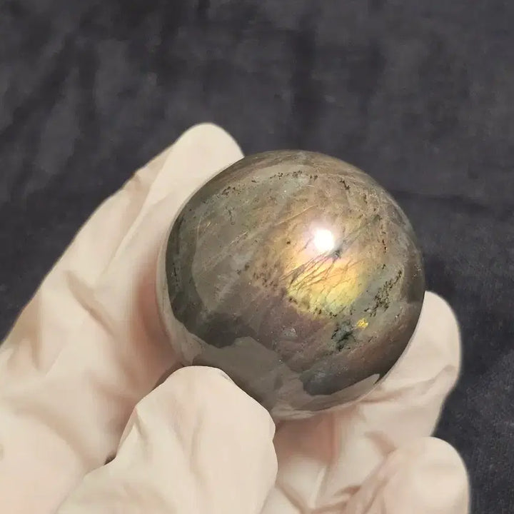 [BUNJANG] Natural Labradorite Sphere Gemstone (30mm+) / 천연 래브라도라이트 / 라브라도라이트 스피어 원석 구 30mm 이상