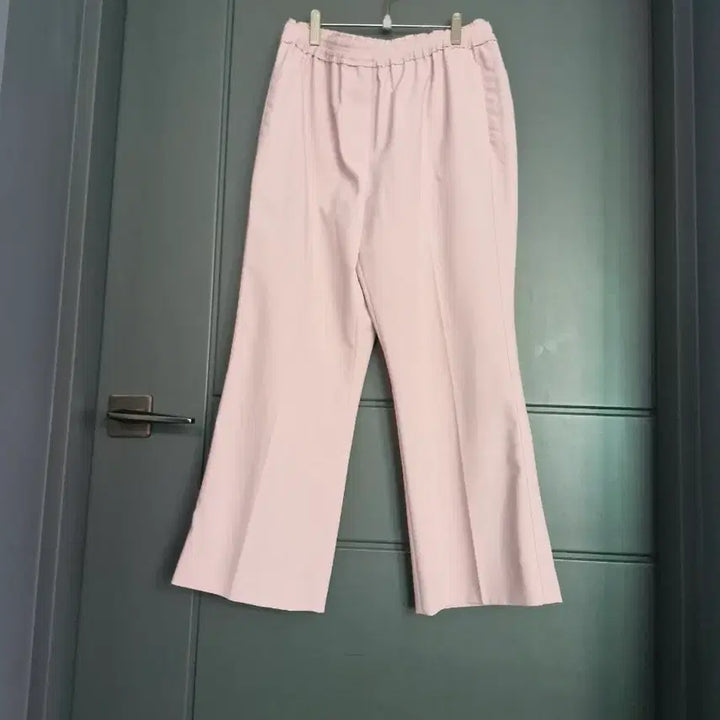 [BUNJANG] Ozza Seccon Pink Wide Slacks / 오즈세컨. 핑크색 와이드 슬랙스. 밴드.44ㅡ66.