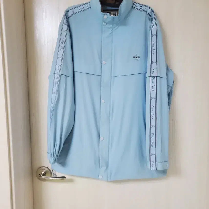 [BUNJANG] Ping Golf Windbreaker Jumper Light Blue / 핑 골프 바람막이 점퍼 라이트 블루