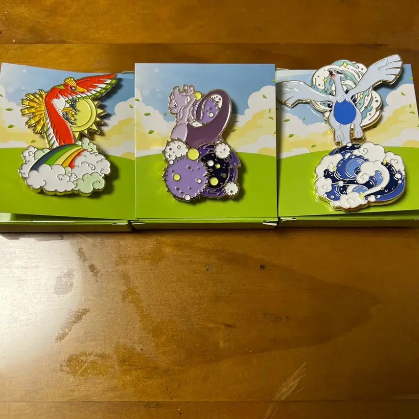 [BUNJANG] Pokemon Secret Badge Set (3 Types) / 포켓몬 뱃지 시크릿 3종 팝니다