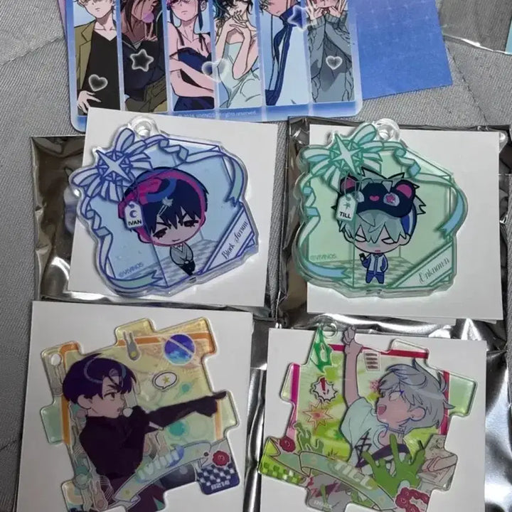 [BUNJANG] A-Stage Ivan Till New Year Acrylic Keyring Bundle Set / 일괄) 에이스테 이반 틸 신년 아크릴키링 퍼즐키링 아크릴 양도