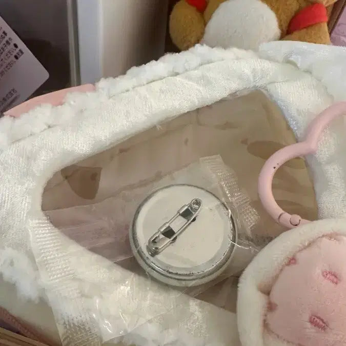 [BUNJANG] Rilakkuma Ice Cream Can Badge (Vintage) / 리락쿠마 아이스크림 캔뱃지 고전