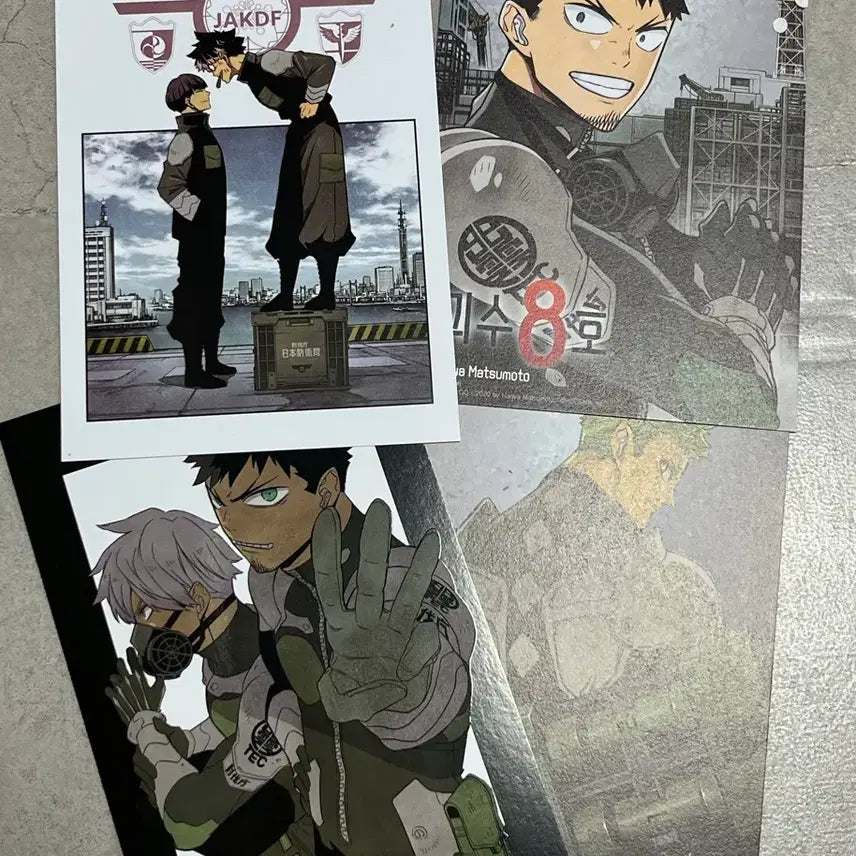 [BUNJANG] Kaiju No. 8 Special Edition Postcard Bundle Set (Hoshina, Narumi, Kafka, Reno) / 일괄) 괴수 8호 특전 엽서 호시나 나루미 카프카 레노